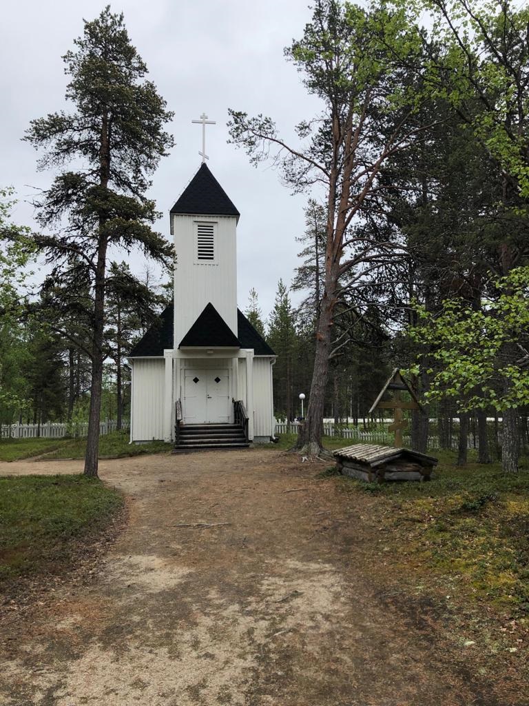 Sevettijärven kirkko blogiin